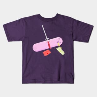 Sausage on a fork Kids T-Shirt